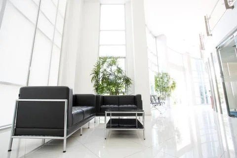 Inside of modern office Stock Photos