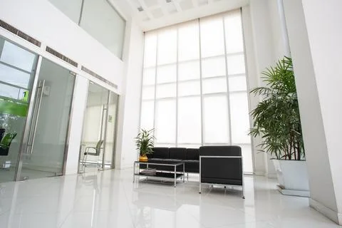 Inside of modern office Stock Photos