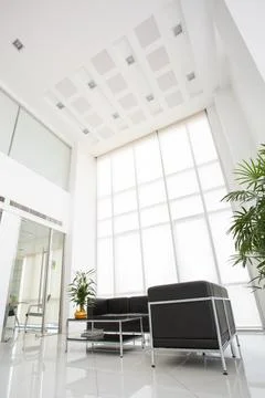 Inside of modern office Stock Photos
