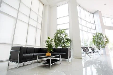 Inside of modern office Stock Photos