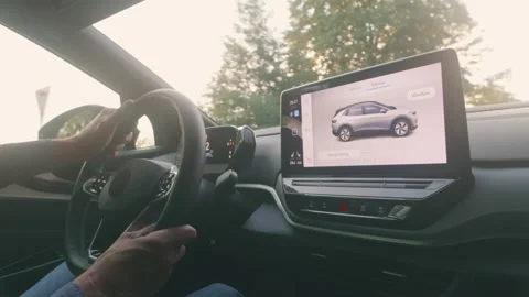 Inside modern vehicle Stock Footage 206142594