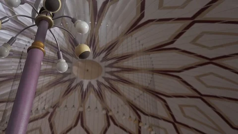 Inside the mosque Stock-Footage 100996442