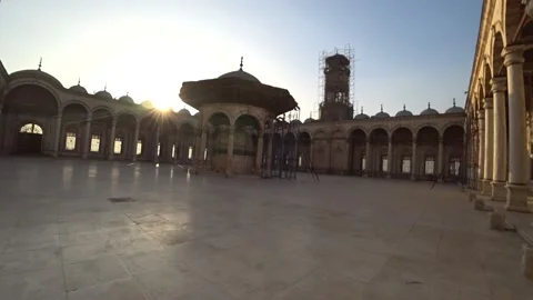 Inside the mosque Stock Footage 157822629