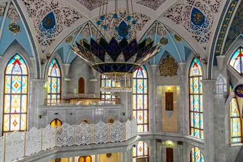 Inside the mosque Stock Photos