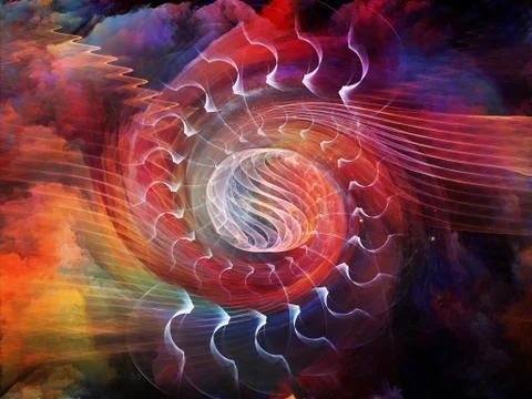 Inside Motion Vortex 스톡 일러스트
