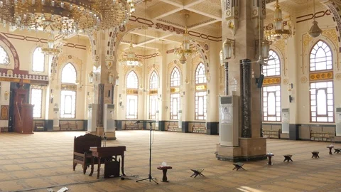 Inside the Muslim Churche Stock Footage 86872908