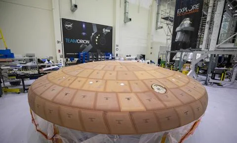 Inside the Neil Armstrong Operations and Checkout Building high Stock Photos