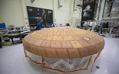 Inside the Neil Armstrong Operations and Checkout Building high Foto stock