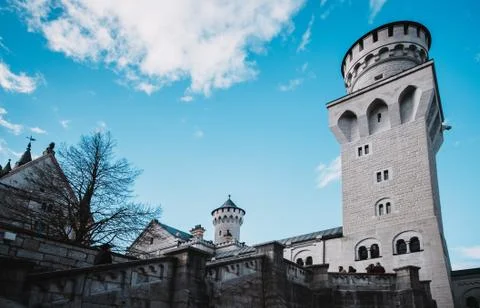 Inside the Neuschwanstein castle in Germany Foto stock