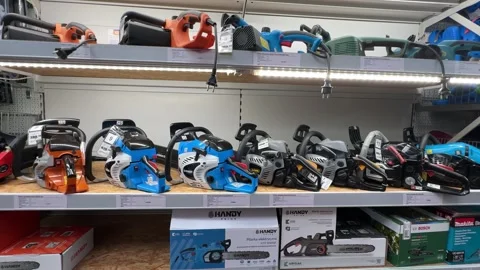 Inside OBI Store in Jabłonna, Poland: Product Shelves and Store Layout Video stock 277510694
