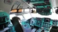 Inside old aircraft cabin HD Footage