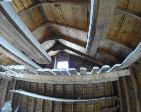 Inside an Old Building Stock Photos