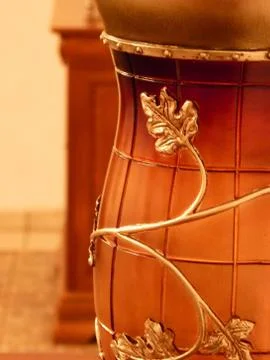 INside of old castle Stock Photos