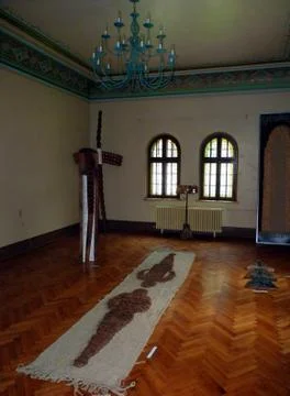 INside of old castle Stock Photos