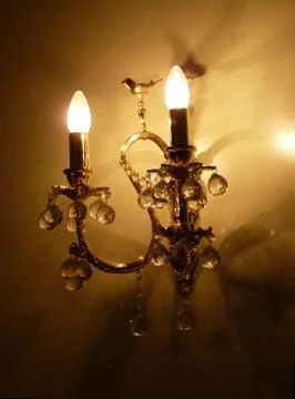 INside of old castle Foto stock