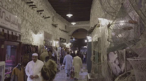 Inside old market Stock Footage 56320054