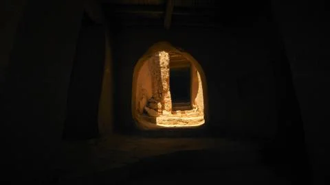 Inside the old room Stock Photos