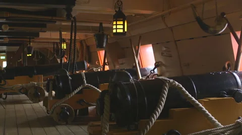 Inside the old ship. Stock Footage 67826486
