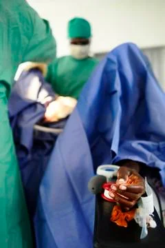 Inside the operation room Stock Photos