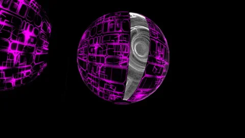 Inside-Out Camera Reveal of Biometric Core, 4K Stock Footage 337060385