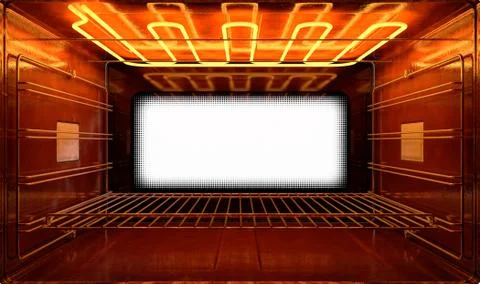 Inside The oven Stock Illustration
