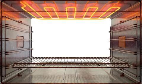 Inside The oven Stock Illustration