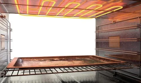 Inside The oven Stock Illustration