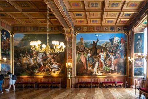 Inside the palace of Versailles Foto stock