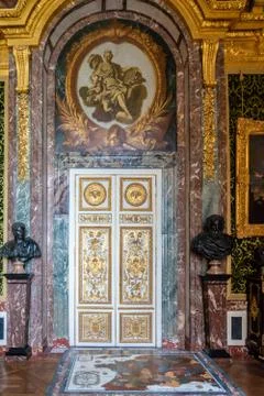 Inside the palace of Versailles Stock Photos
