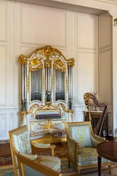 Inside the palace of Versailles Stock Photos