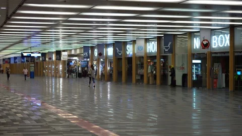 Inside The Palais des congrès de Montréal Stock Footage 92090079