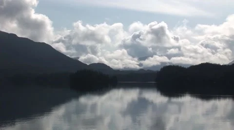 Inside Passage Water Reflection Video stock 46450984