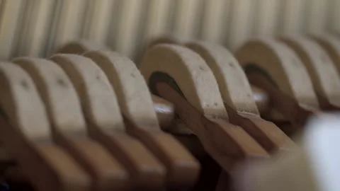 Inside Piano Vídeo Stock 198990236