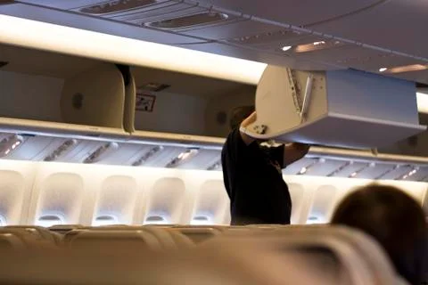 Inside the plane Stock Photos