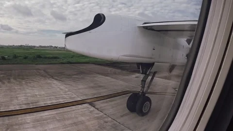 Inside the plane point of view Stock Footage 259405827