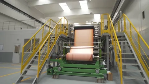 Inside the plant, a copper electrolysis machine Stock Footage 164949593