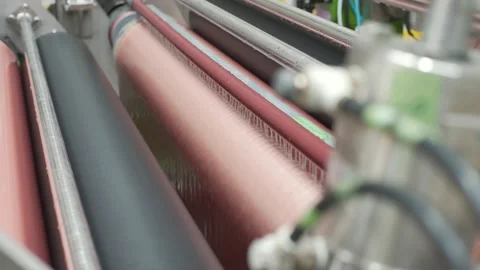 Inside the plant, a copper electrolysis machine Stock Footage 164949669