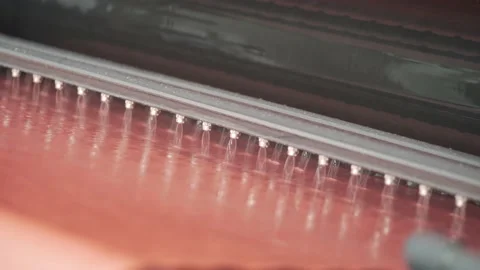 Inside the plant, a copper electrolysis machine Stock Footage 164949701