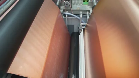 Inside the plant, a copper electrolysis machine Stock Footage 164949780