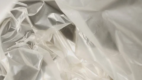 Inside Plastic Bag, dolly camera Stock Footage