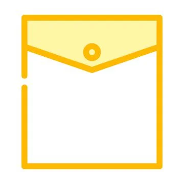 Inside pocket color icon vector illustration Stock Illustration