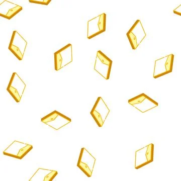 Inside pocket isometric icon seamless pattern 스톡 일러스트