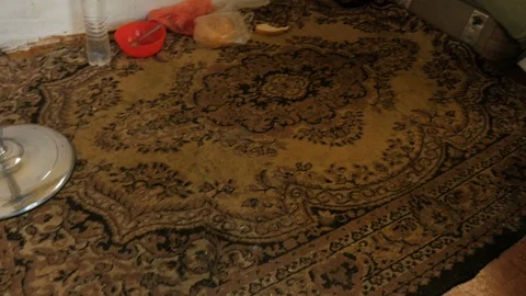 Inside a poor house in Shkodër, Albania, up Stock Footage 84678966