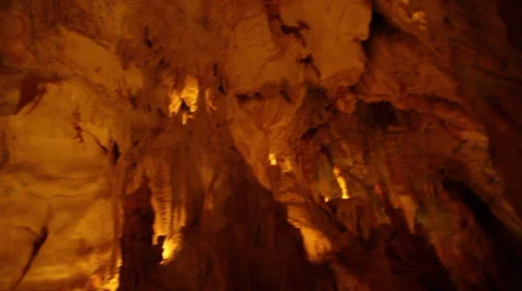 Inside Portugal's Coin Cave Stock Footage 58233197