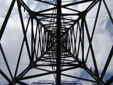 Inside the pylon Foto stock