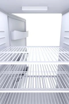 Inside of refrigerator Stock Illustration
