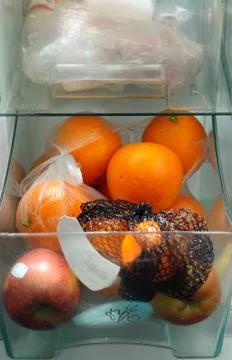 Inside of refrigerator Fotos de archivo