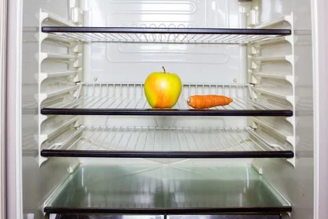 Inside the refrigerator Stock Photos
