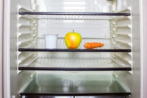 Inside the refrigerator Stock Photos