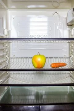 Inside the refrigerator Stock Photos